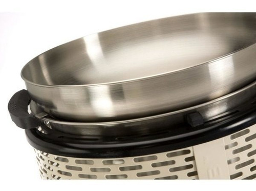 Imagen 2 de 10 de Wok Disco Parrilla Cobb Aluminio Frying Dish Con Mango