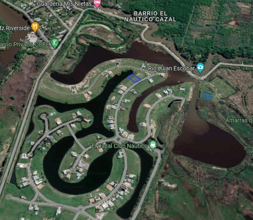 Imagen 3 de 8 de Lote De 1200 M2 En Barrio Nautico El Cazal - Belen De Escobar - Al Lago