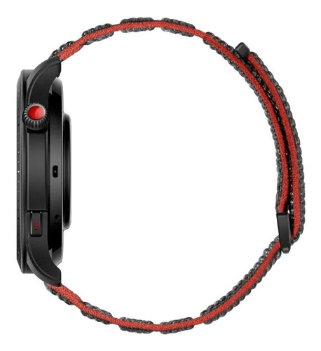 Smartband Amazfit GTR 4 1.43", malla racetrack grey y bisel negro