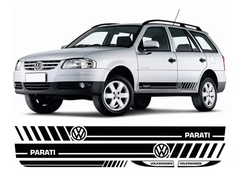 Vw Parati g4  Carros e caminhões, Carros rebaixados desenho, Adesivos para  carros