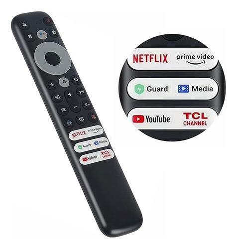 Control Remoto Tcl Compatible Con Sistema Android, No Roku