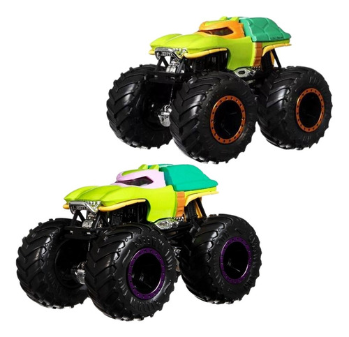 Carrito Hot Wheels Monster Truck Ninja Turtles - Mattel