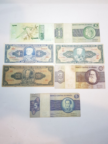 Brasil Billetes Lote X 7 Ro 1933