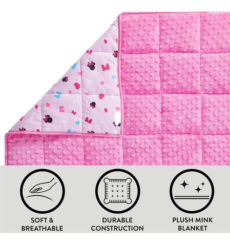 Colchoneta De Viaje Con Almohada Minnie Mouse