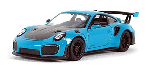 Coche De Juguete Escala 1/36 Porsche 911 Gt2/azul.marca Pyle