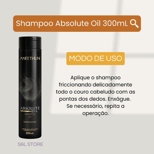 Kit Premium Cabelos Secos - Aneethun Absolute Oil Umectação