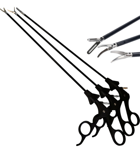 Endotrainer Set Pinzas Premium Para Simulador Laparoscopía
