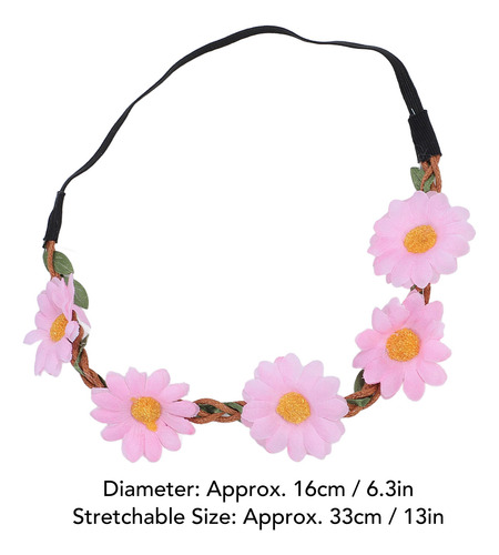 Diadema De Flores, 13 Unidades, Corona Multifuncional