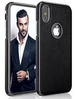 Lohasic iPhone XS Case, iPhone X Case Thin Slim Leather Luxu