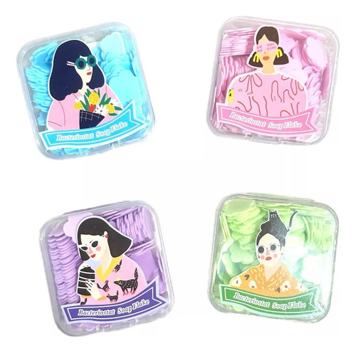 Pack De 4 Jabones De Manos Antibacterial En Petalos Kawaii