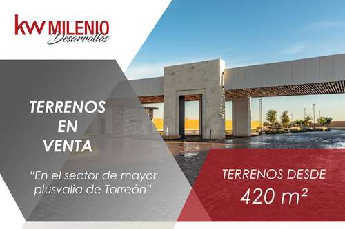 Terreno Residencial En Venta, El Cardenchal, Torreon Coahuila. Mexico.