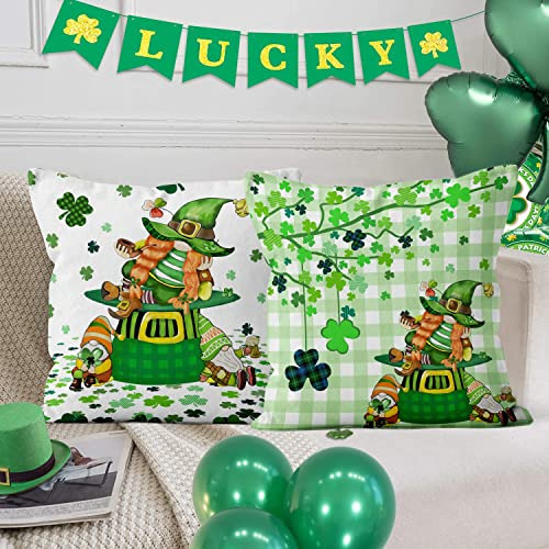 Fundas De Almohada Del Día De San Patricio De 18x18 Pu...