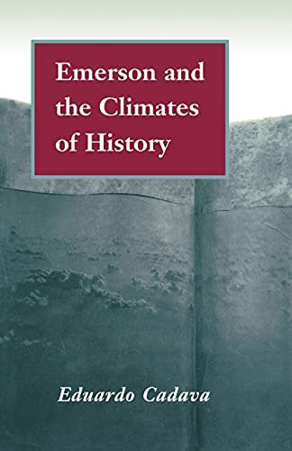 Emerson And The Climates Of History, De Cadava, Eduardo. Editorial Stanford University Press, Tapa Blanda En Inglés
