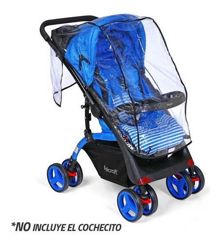 Imagen 2 de 4 de Cubrelluvia Para Coche De Paseo Felcraft