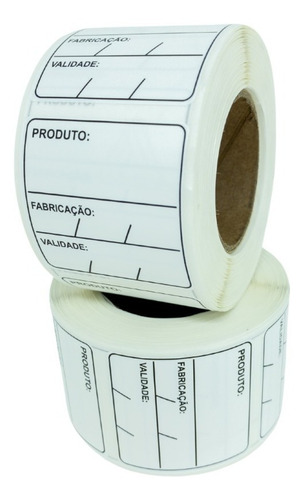 Imagem 1 de 2 de Etiqueta Anvisa 40x40 Bopp Plastico 1.000un A Prova De Agua