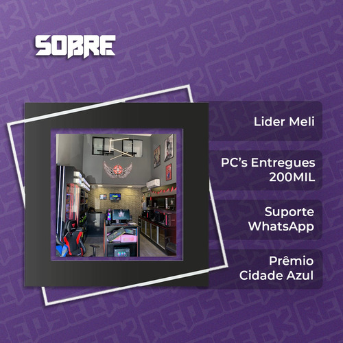 Pc Cpu A8 Computador Gamer Completo Novo Monitor 21 Cadeira