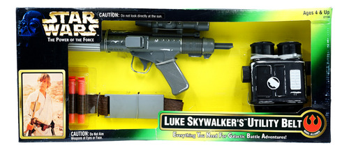 Star Wars Power Of The Force Luke Skywalker Utility Belt Set
