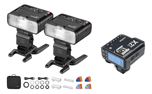 Kit Macro Flash Mf12-k2 Con Disparador Inalámbrico X2t-n 2.4