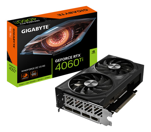 Tarjeta De Video Gigabyte Rtx 4060 Ti Windforce Oc V2 8g Gdd