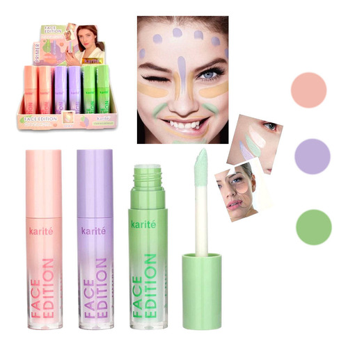 Corrector Liquido Facial Face Edition Color Karite Original