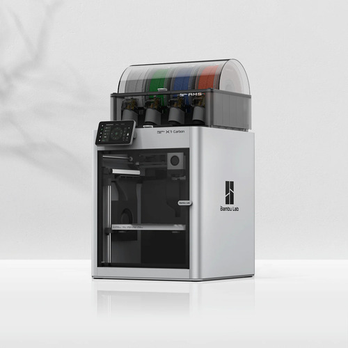 Impressora 3d Bambu Lab X1 Carbon Combo Ams 4 Cores Branco