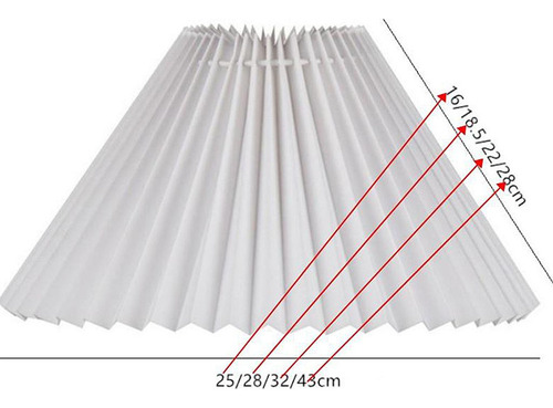 L Lámpara De Tela Simple Pantalla Cubierta En Beige_24cm