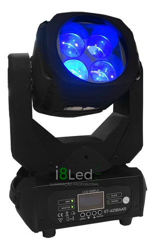 Moving Led Super Beam 100w 4 X 25w Caleidoscópio Disco Cor 