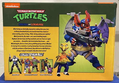 Wingnut Y Screwloose Tmnt Tortugas Ninja Neca Turtles