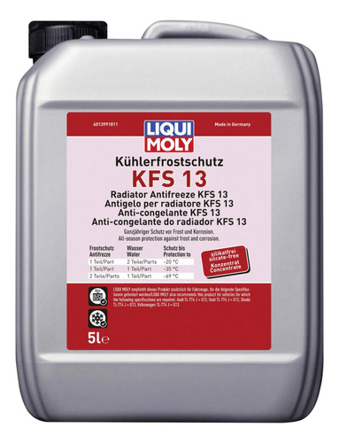 Refrigerante Anticongelante Kfs13 Puro Liqui Moly 5l. L46