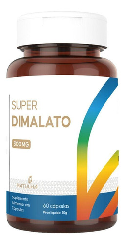 Super Magnésio Dimalato 300mg Elementar 60 Cápsulas Natulha