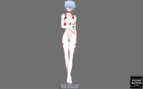 Archivo Stl Impresión 3d - Evangelion - Rei + Nsfw - Figure 