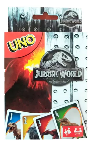 Jogo de Cartas – UNO – Jurassic World – Dominion – 2 a 10 Jogadores –  Mattel - RioMar Recife Online