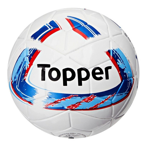 Bola Futsal Dominator Sub 11 Topper Cor Branco, Azul e Vermelho