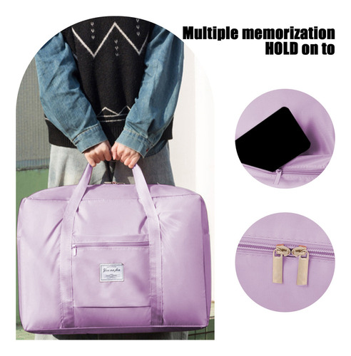 Nuevo Bolsa De Viaje Plegable W For Llevar Equipaje For