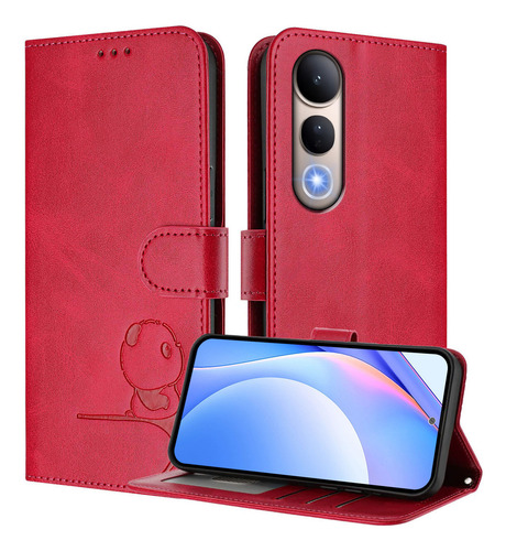 Funda Para Teléfono Inteligente Honor X9 X9a X9b X9c, Ranura Para Tarjetas Panda, Funda Tipo Cartera