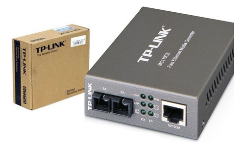 Tp Link Media Converter Mc110cs 10/100 Fibra Optica +20km