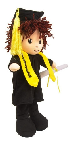 Muñeco De Trapo Graduado Infantil De Graduación 30 Cm