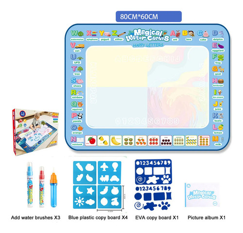 Tapete Mágico Con Diseño De Agua Para Niños, Pi Board