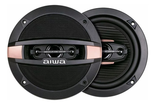 Cornetas Aiwa 6.5 PLG 120w Rms 4 Vias Aw-1604 Original