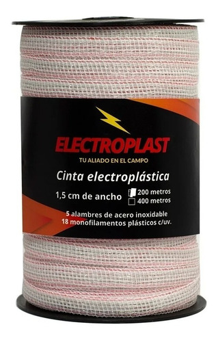 Cinta Electroplastica 200 Metros 15mm Electroplast® Boyero