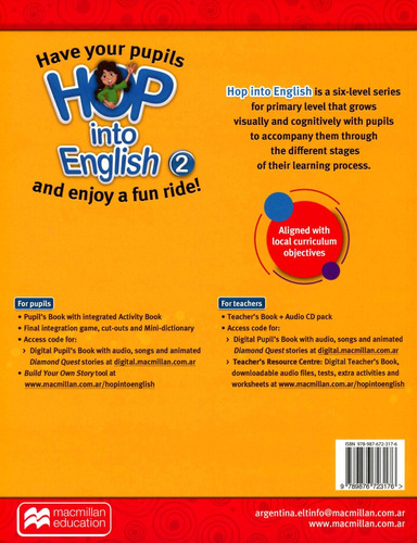 Hop Into English 2 - Pupil´s And Activity Book - Macmillan