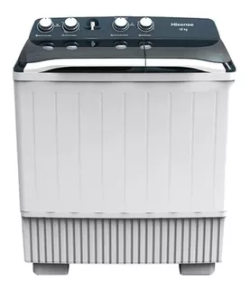 Lavadora Semiautomática Doble Tina 18 Kilos Wsa1801p Hisense