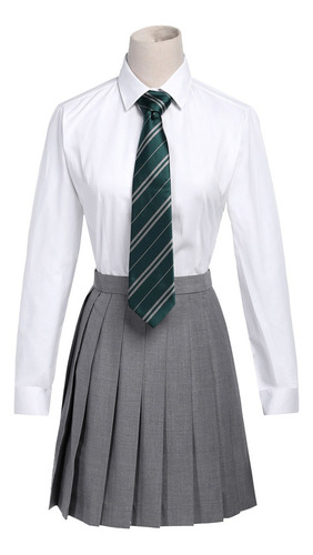 Camisa Estilo Academia Harry Potter Con Falda Plisada, 3 Pie