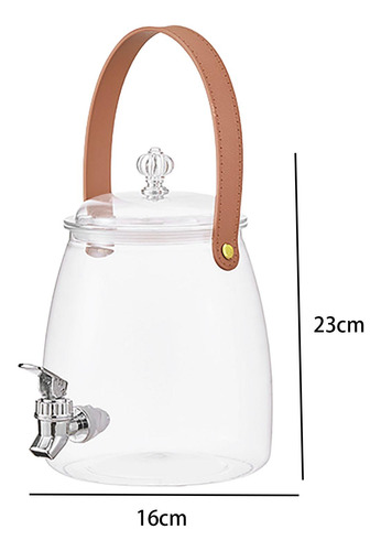 Dispensador De Bebidas, Cubo Para Bebidas Con Soporte, 3l