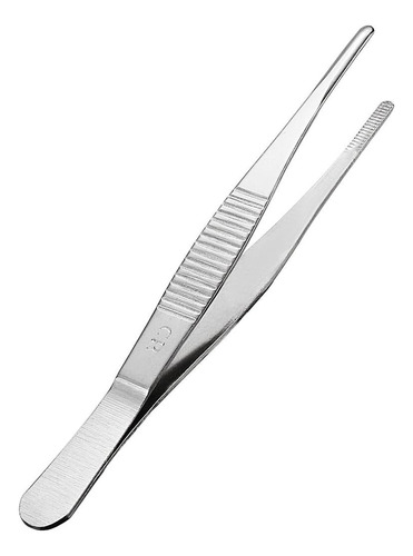 Uxcell 1 Pcs Tweezers Rectas De Acero Inoxidable De 5 Pulgad
