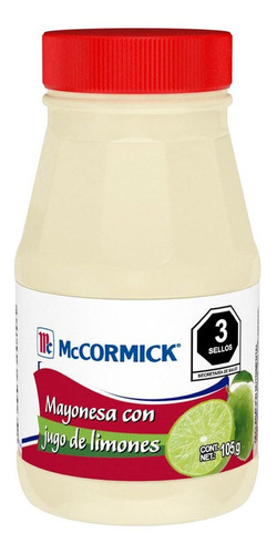 Mayonesa Mccormick Con Limón 105g