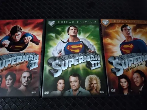 comprar Dvd - Lote Com Três Filmes De Superman - 3 Filmes Originais
