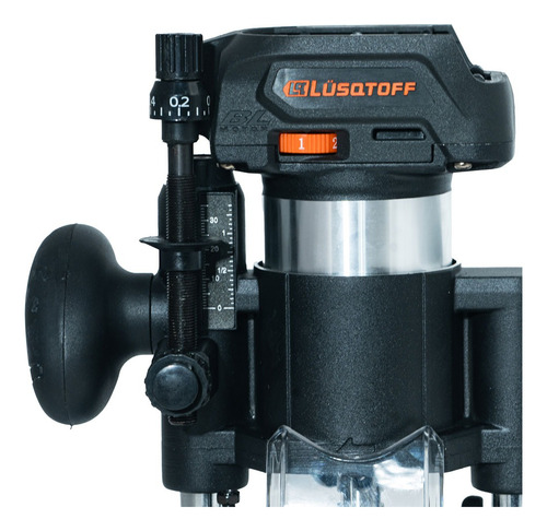 Fresadora Router Inalambrica Brushless 8mm Lusqtoff Black