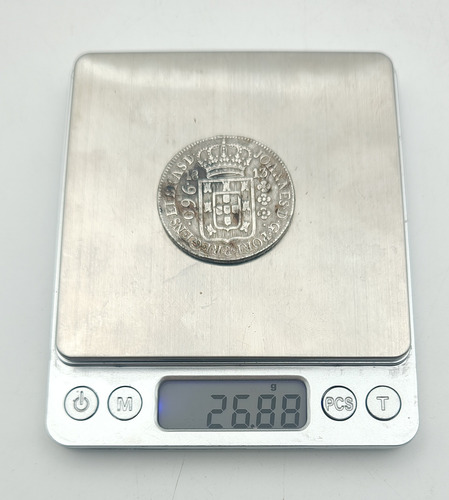 Moneda Plata Brasil 1813 27gr 4 Cm - Numismatica (Usado)
