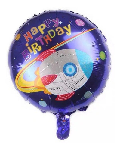 Imagem 5 de 5 de Kit Decoração Festa C/ 10 Balões De Astronauta 18 Polegadas
